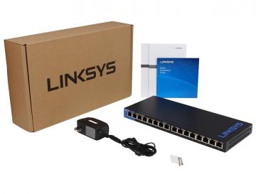 Thiết Bị Mạng Switch Linksys 16 Ports Gigabit Switch LGS116 10/100/1000Mbps