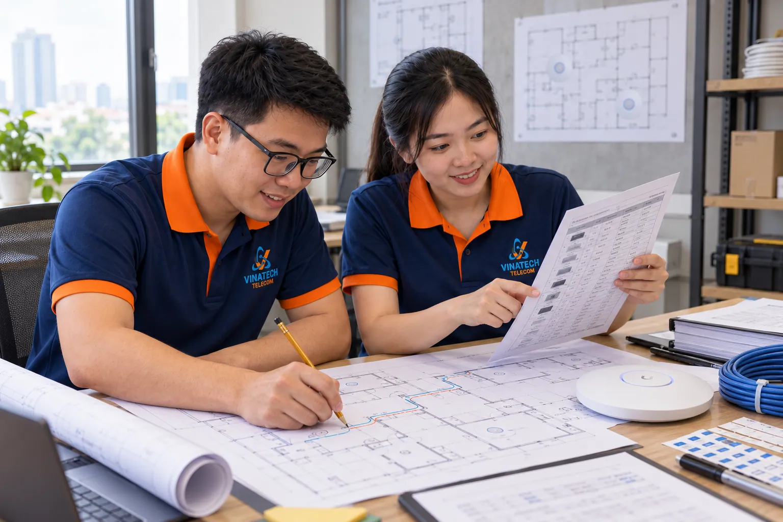 Thiết kế mạng LAN văn phòng: Checklist từ khảo sát đến bàn giao