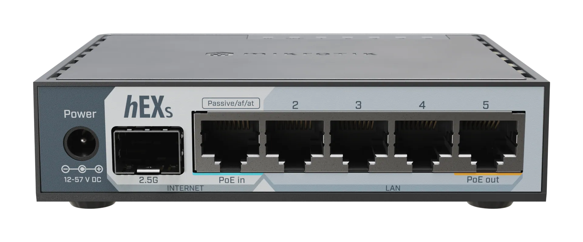 MikroTik hEX S phiên bản 2025, mã E60iUGS: ảnh sản phẩm từ hãng.