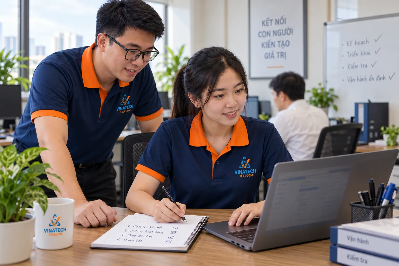 Kiểm tra lại ứng dụng và ghi nhận việc kết nối sau thử dự phòng.
