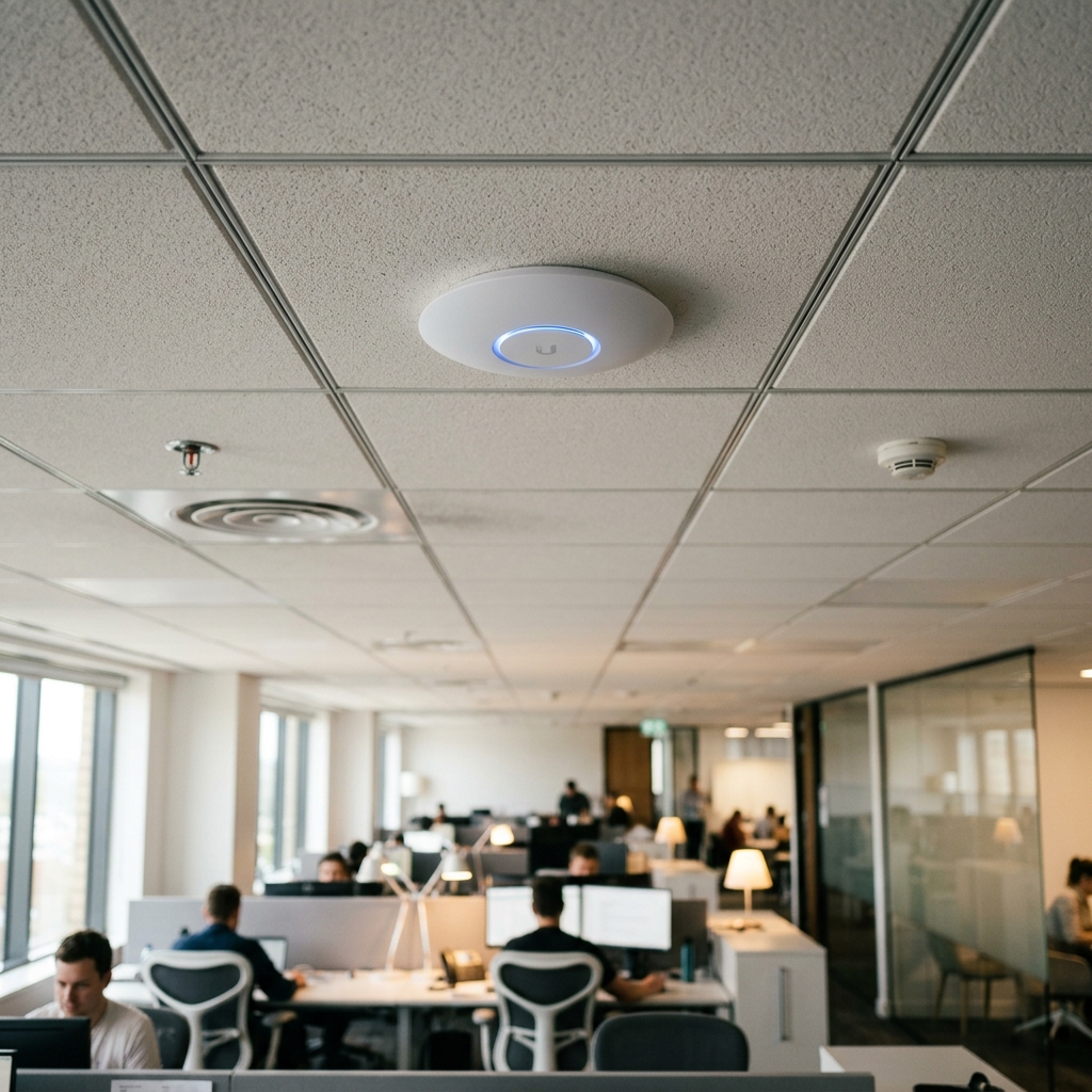 Thiết kế đĩa bay ốp trần thanh lịch của UniFi