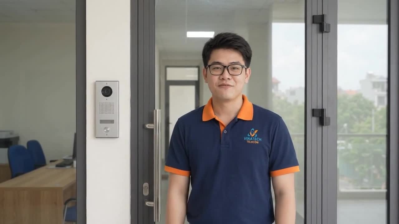Hải Đăng trao đổi hiện trạng cửa và vị trí chuông